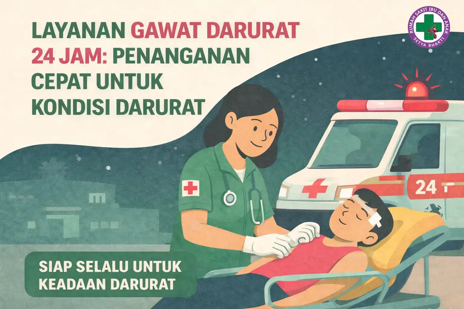 Layanan gawat darurat Rumah Sakit Setya Bhakti