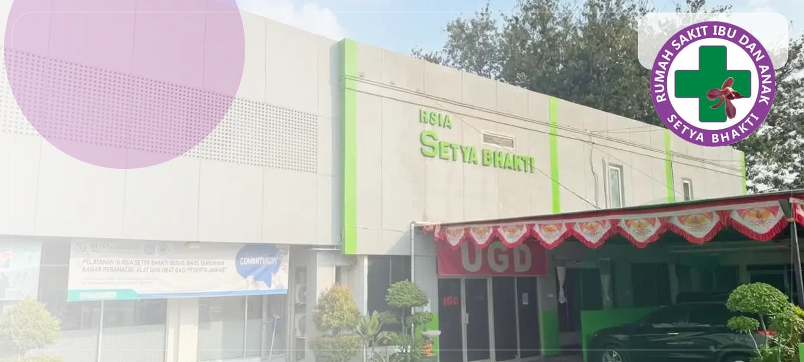 Banner halaman layanan dan fasilitas Rumah Sakit Setya Bhakti