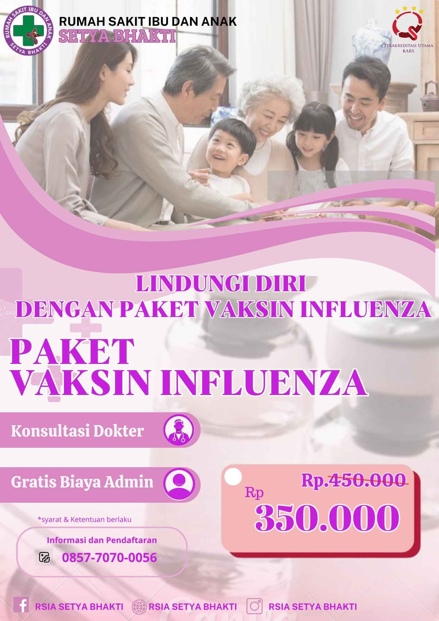 Promo Vaksin Influenza